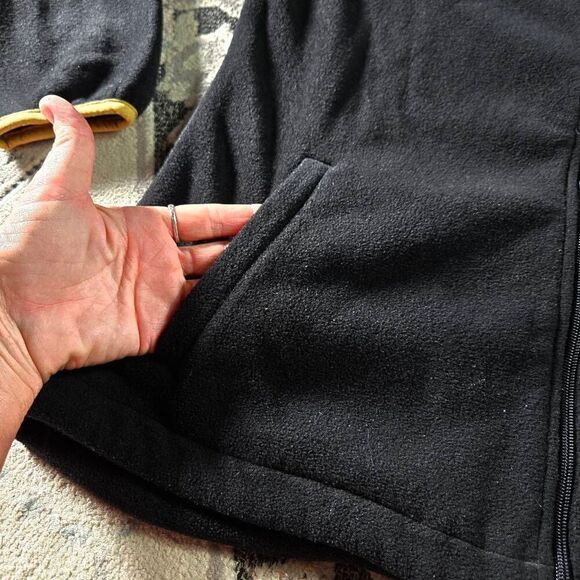 NFL SAINTS FLEUR DE LIS EMBROIDERED FLEECE ZIP JACKET Fitted Women Jacket L - Picture 3 of 6